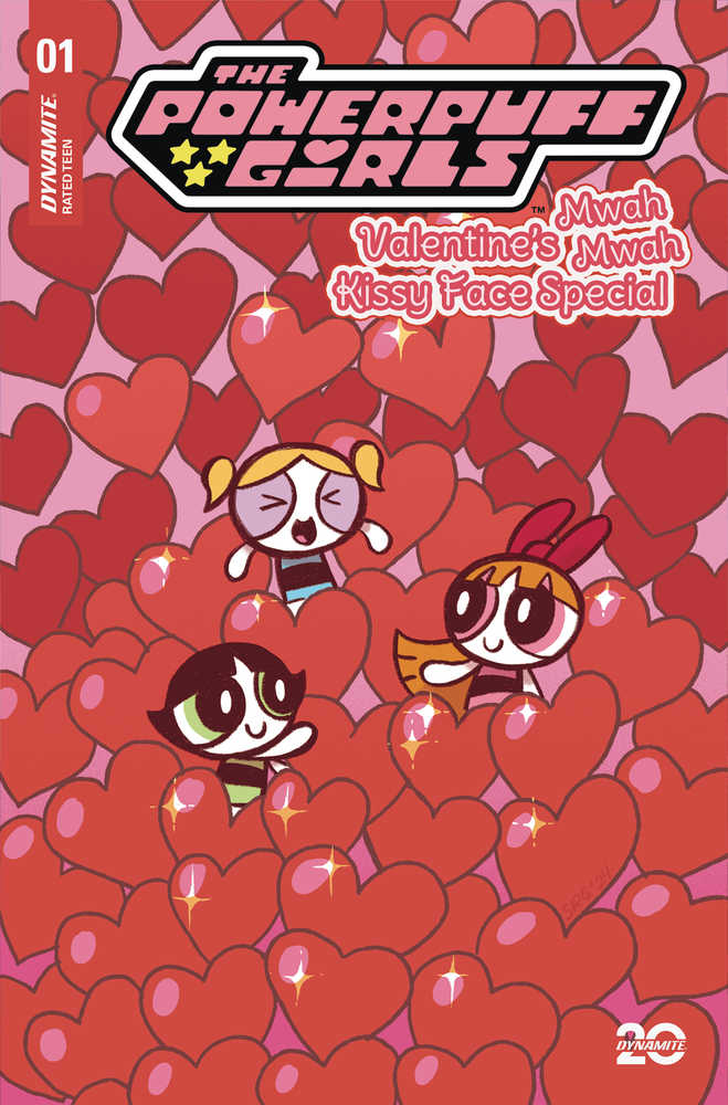 Powerpuff Girls Valentines Kissy Face Sp #1 Cover C Ganucheau