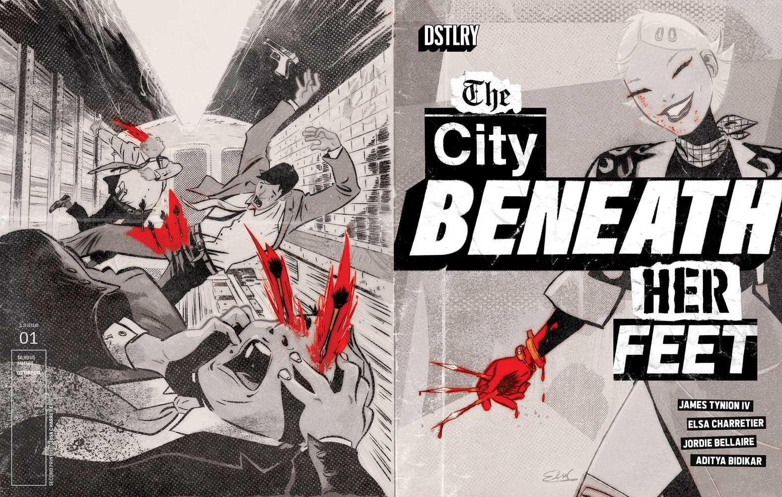 City Beneath Her Feet #1 2nd Print Charretier (Mature)