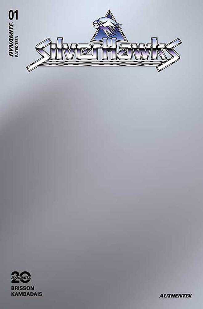 Silverhawks #1 Cover Zn Foc Bonus Silver Blank Authentix