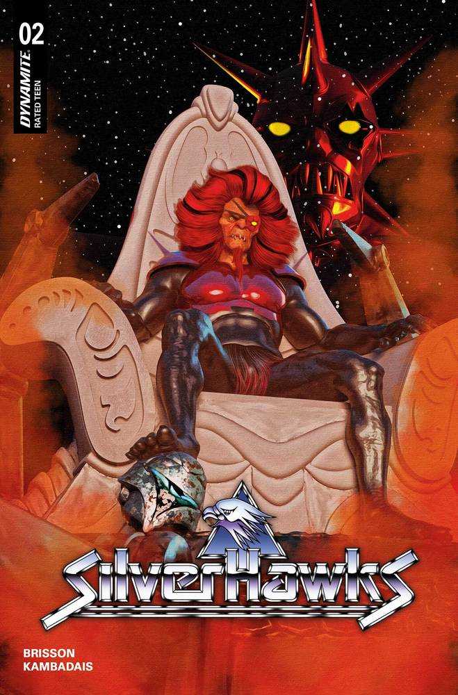 Silverhawks #2 Cover Y Foc Spears Original