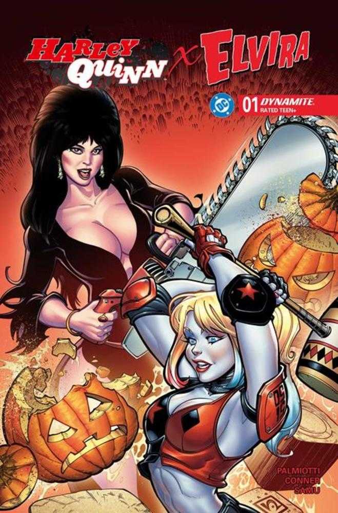 Harley Quinn X Elvira #1 Cover B Chad Hardin Variant