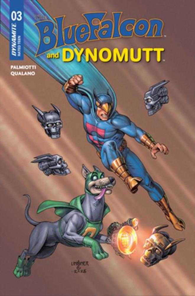 Blue Falcon & Dynomutt #3 Cover C Joseph Michael Linsner Variant