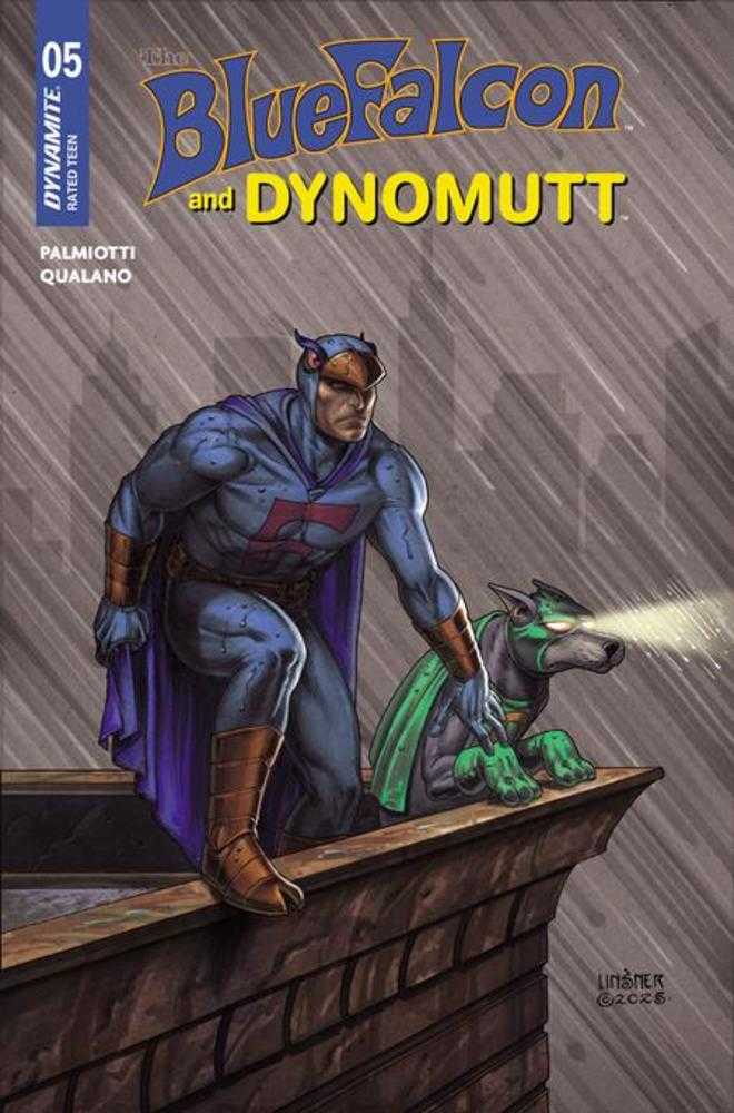 Blue Falcon & Dynomutt #5 Cover C Joseph Michael Linsner Variant