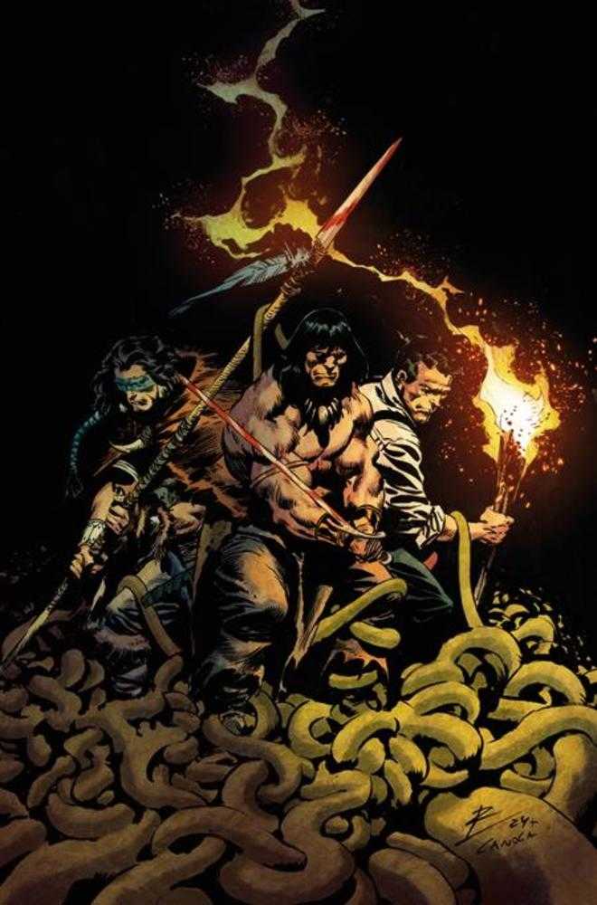 Conan The Barbarian Scourge Of The Serpent #4 (Of 4) Cover D Roberto De La Torre Full Art Variant (Mature)