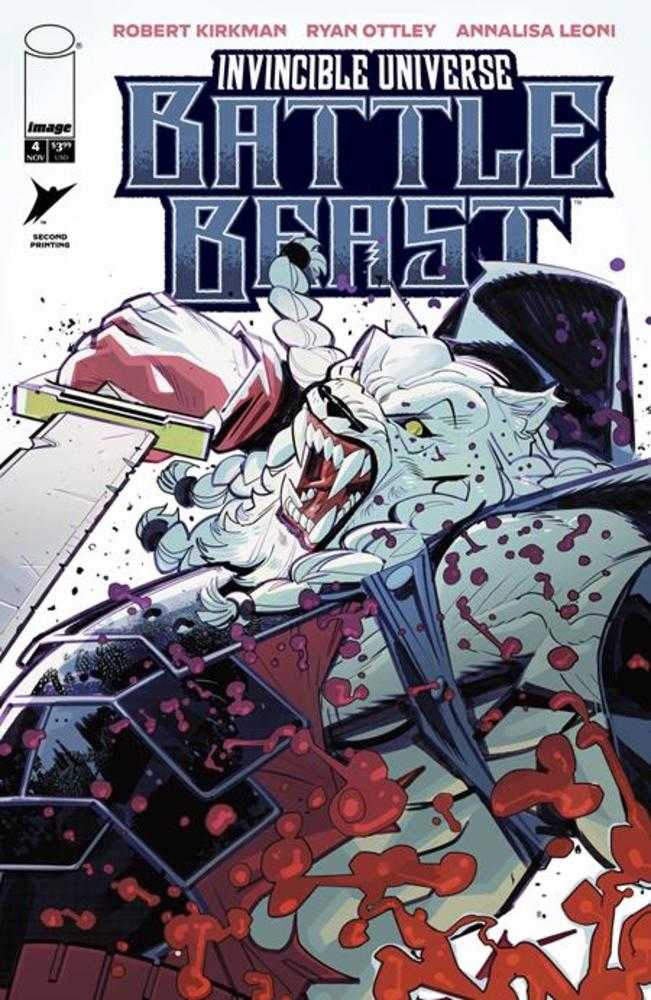 Invincible Universe Battle Beast #4 2 Nd Printing Cover B Jason Howard