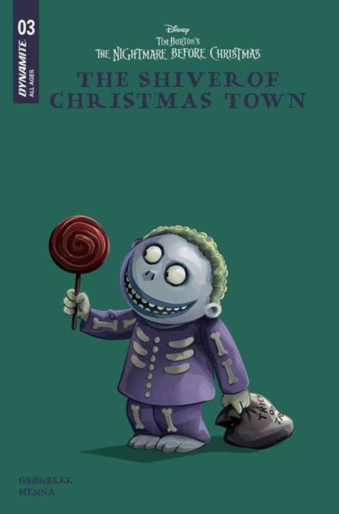 Tim Burtons The Nightmare Before Christmas The Shiver Of Christmas Town #3 Cover D Disney Library  Variant