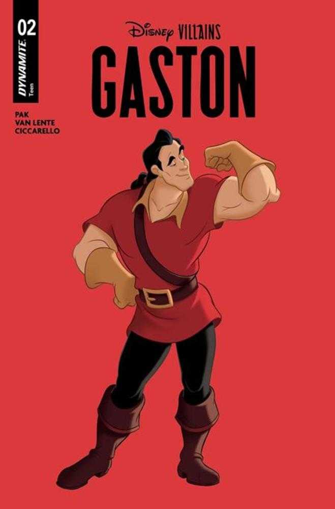 Disney Villains Gaston #2 Cover B Animation Art Variant