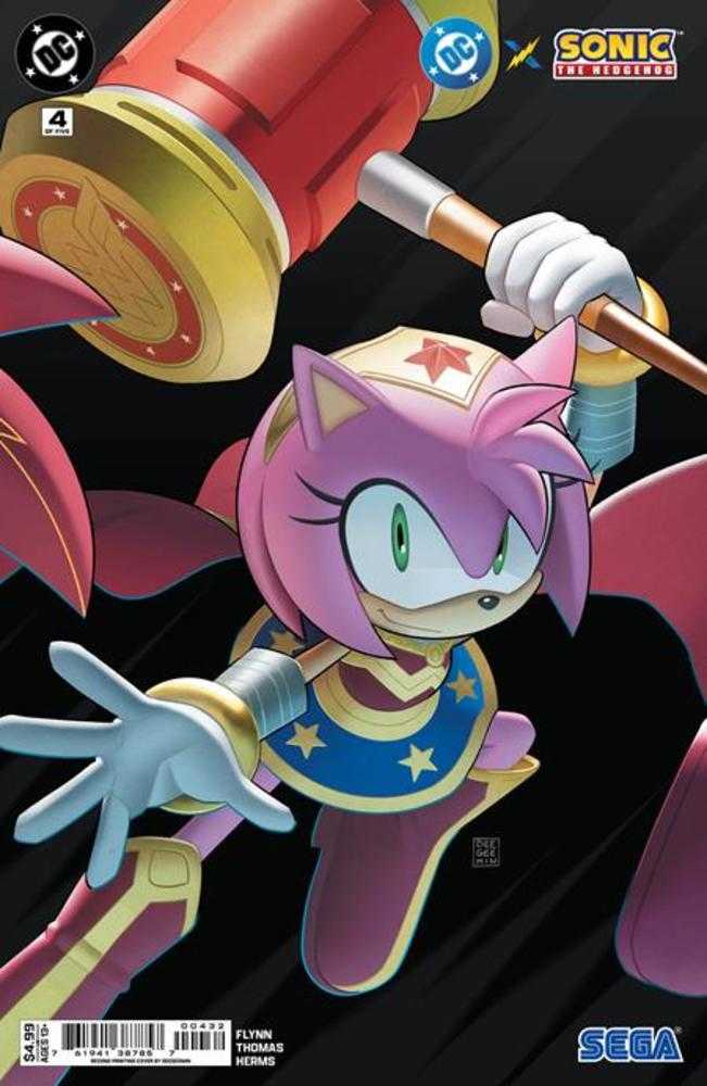 DC X Sonic The Hedgehog #4 (Of 5) 2nd Print Deegeemin Connecting