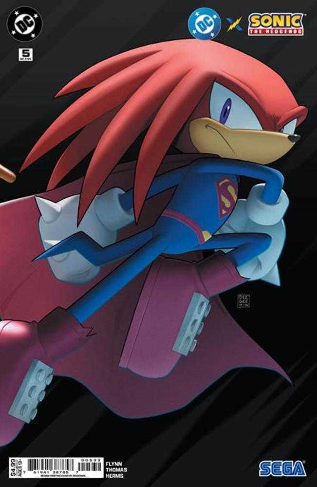 DC X Sonic The Hedgehog #5 (Of 5) 2nd Print Deegeemin Connecting