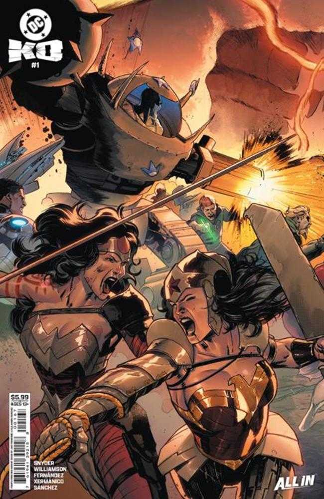 DC K.O. #1 (Of 5) 4th Print Cover B Javi Fernandez Connecting Card Stock Variant