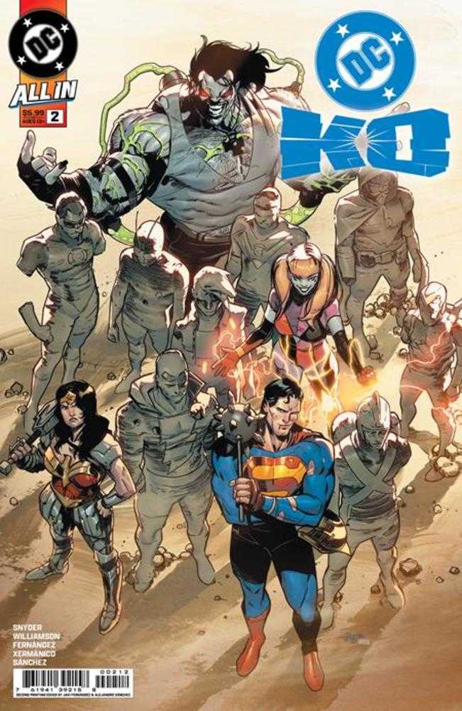 DC K.O. #2 (Of 5) 2nd Print Cover A Javier Fernandez