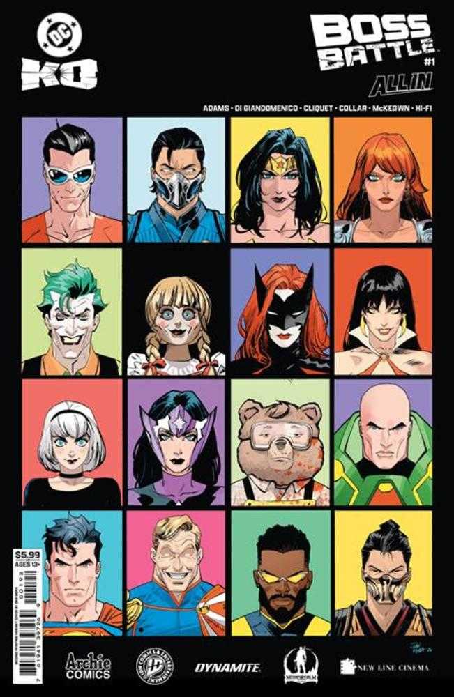 DC K.O. Boss Battle #1 (One Shot) 2nd Print Cover B Dan Mora Card Stock Variant