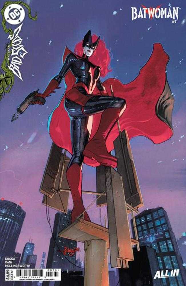 Batwoman #7 Cover C Javier Fernandez Card Stock Variant (Batman Bad Seeds)