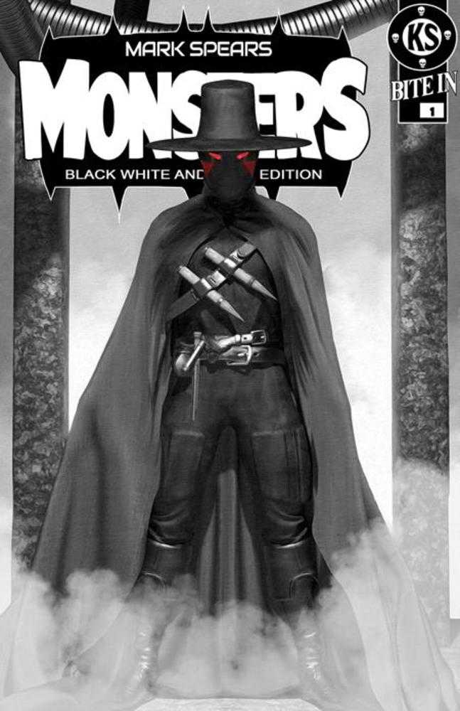 Mark Spears Monsters #1 7th Printing Black White & Dead Edition Cover D Mark Spears Absolute Batman #1 Homage Variant
