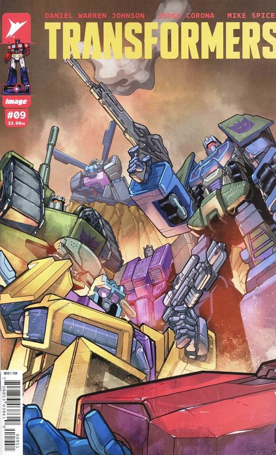 Transformers #9 Cover E 1 in 50 David Baldeon Variant