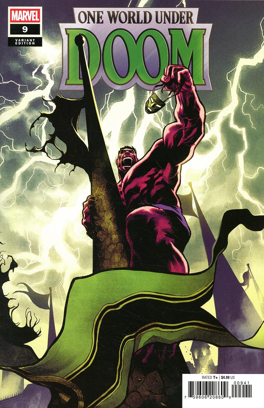 One World Under Doom #9 Martin Coccolo Foreshadow Variant