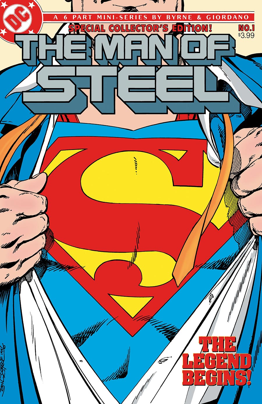 Man Of Steel #1 Facsimile Edition Cover A John Byrne
