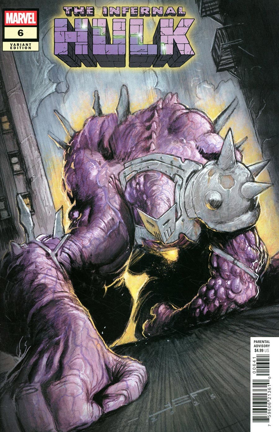 Infernal Hulk #6 Juan Ferreyra Foreshadow Variant