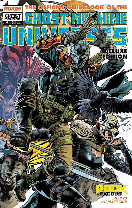 Ghost Machine The Official Guidebook #4 (Of 5) Cover B Bryan Hitch & Brad Anderson Wraparound Variant