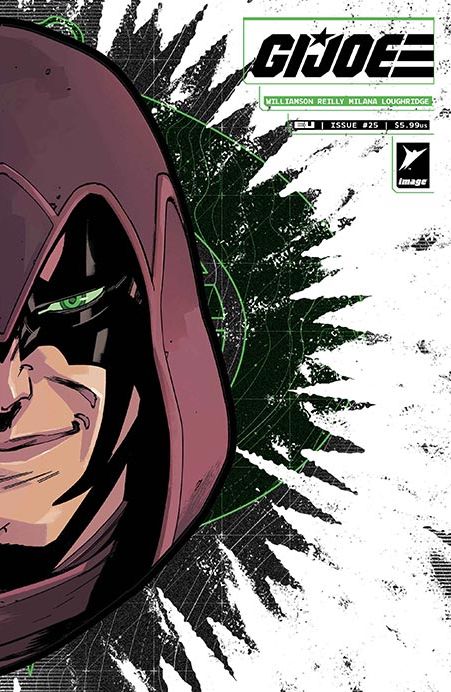 G.I. Joe #25 Cover J Andrea Milana & Andres Juarez Die Cut Mask Variant
