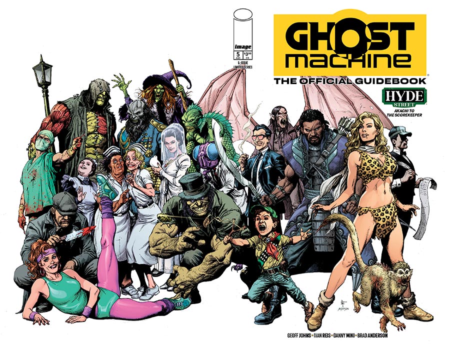 Ghost Machine The Official Guidebook #5 (Of 5) Cover A Gary Frank & Brad Anderson Wraparound