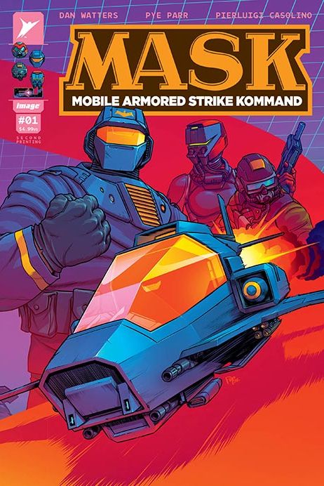Mask #1 2nd Printing Cover B Pye Parr Wraparound Variant