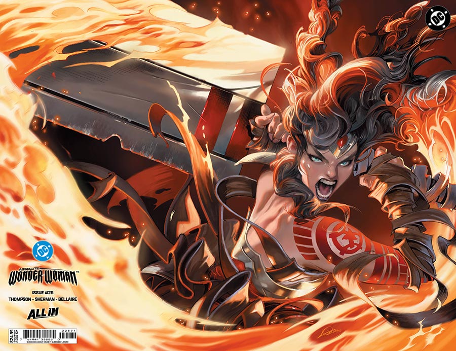 Absolute Wonder Woman #25 Cover G Alexander Lozano DC Showcase Wraparound Foil Variant