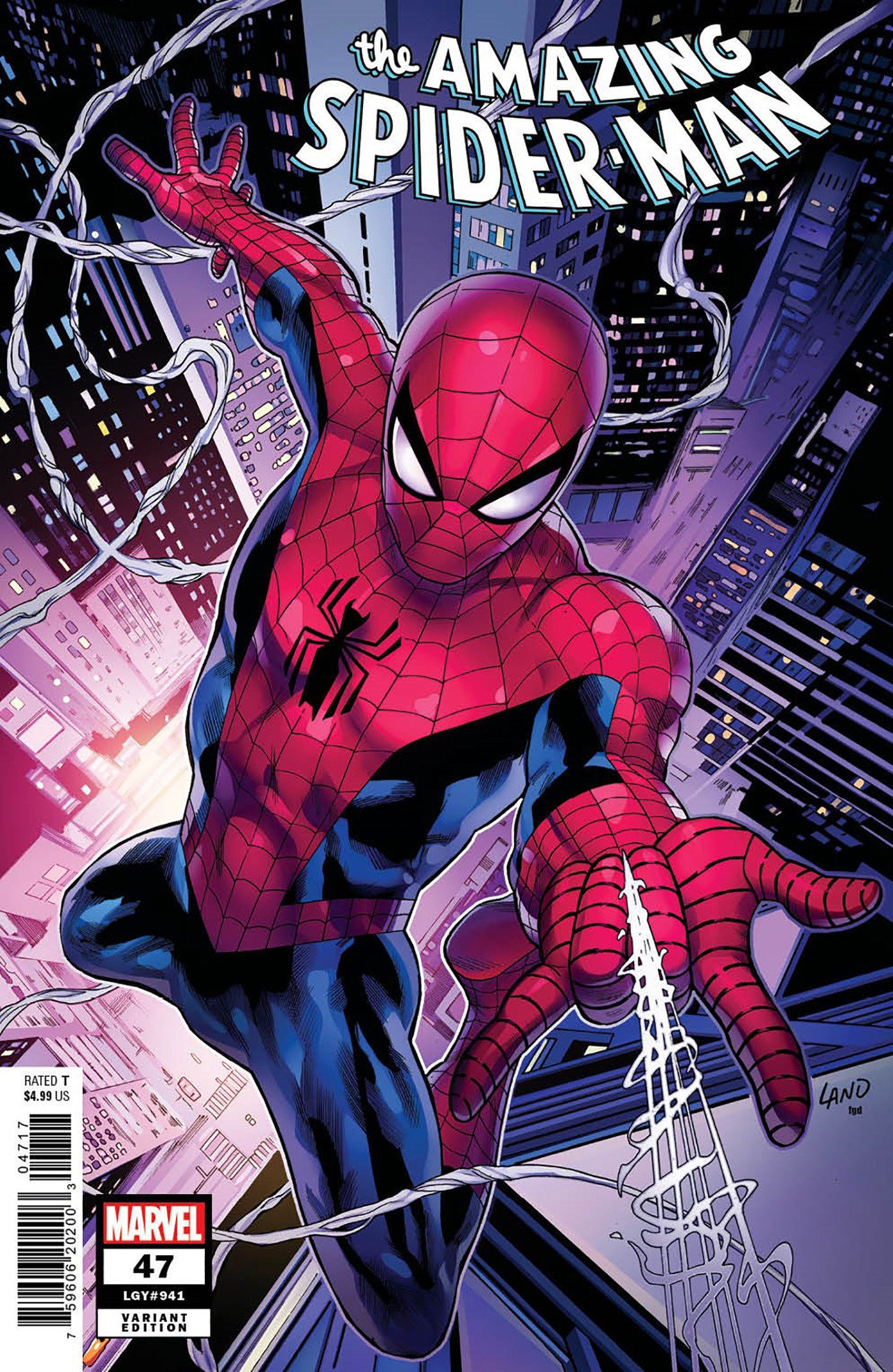 Amazing Spider-Man #47 Greg Land 1-25 Variant