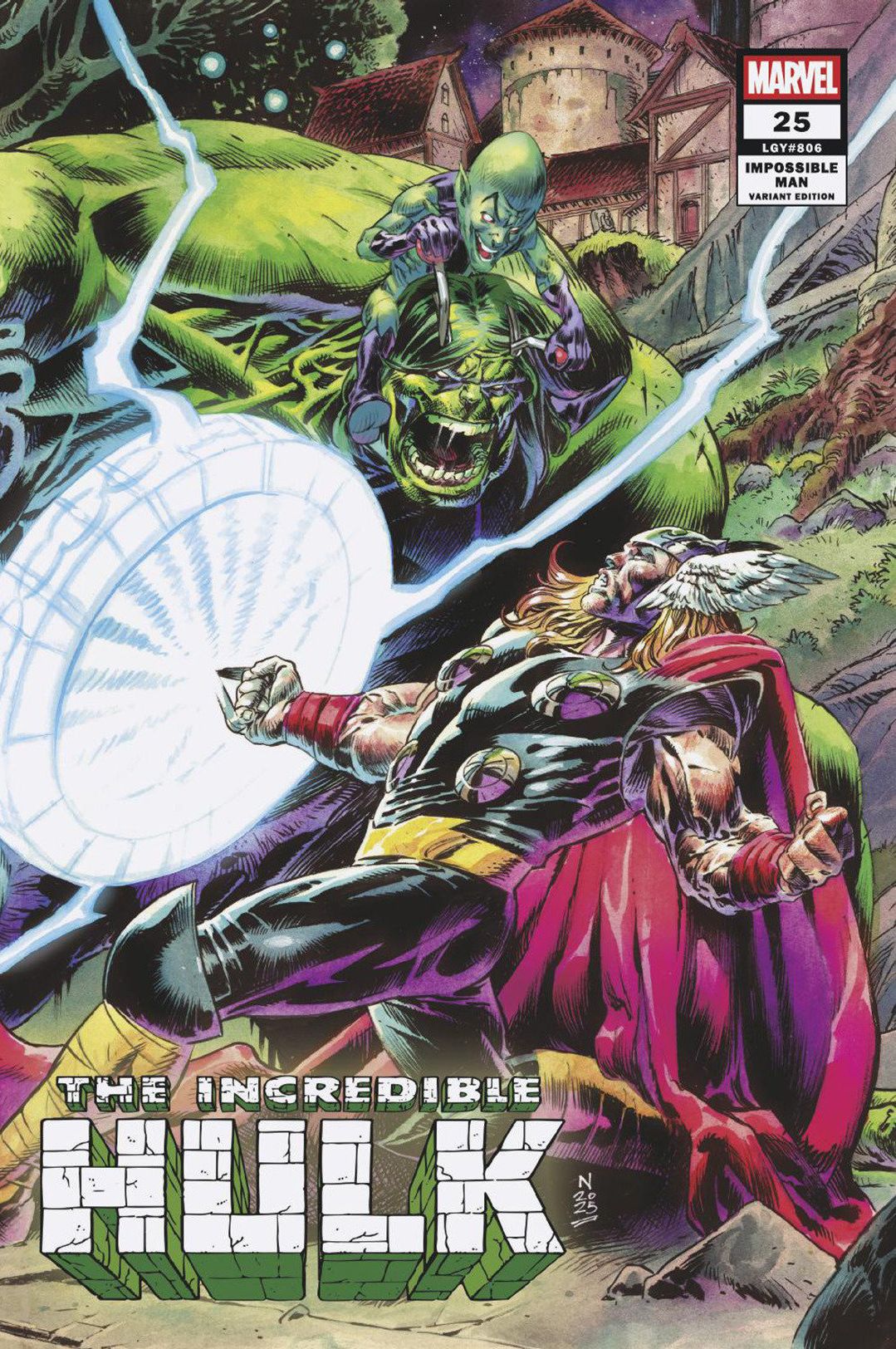 Incredible Hulk #25 Nic Klein Impossible Man Pop-Up Wraparound Variant