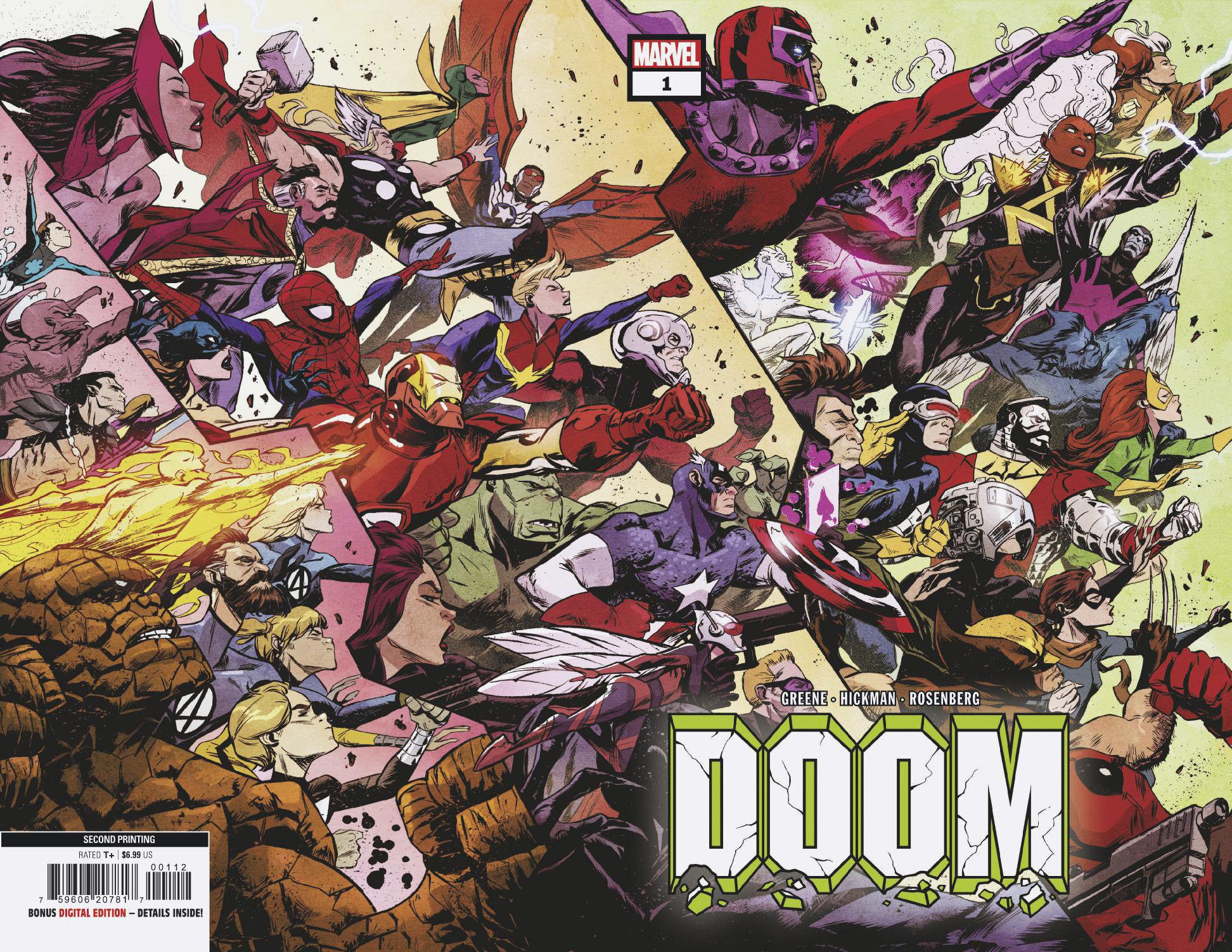 Doom #1 Sanford Greene Wraparound 2nd Print Variant