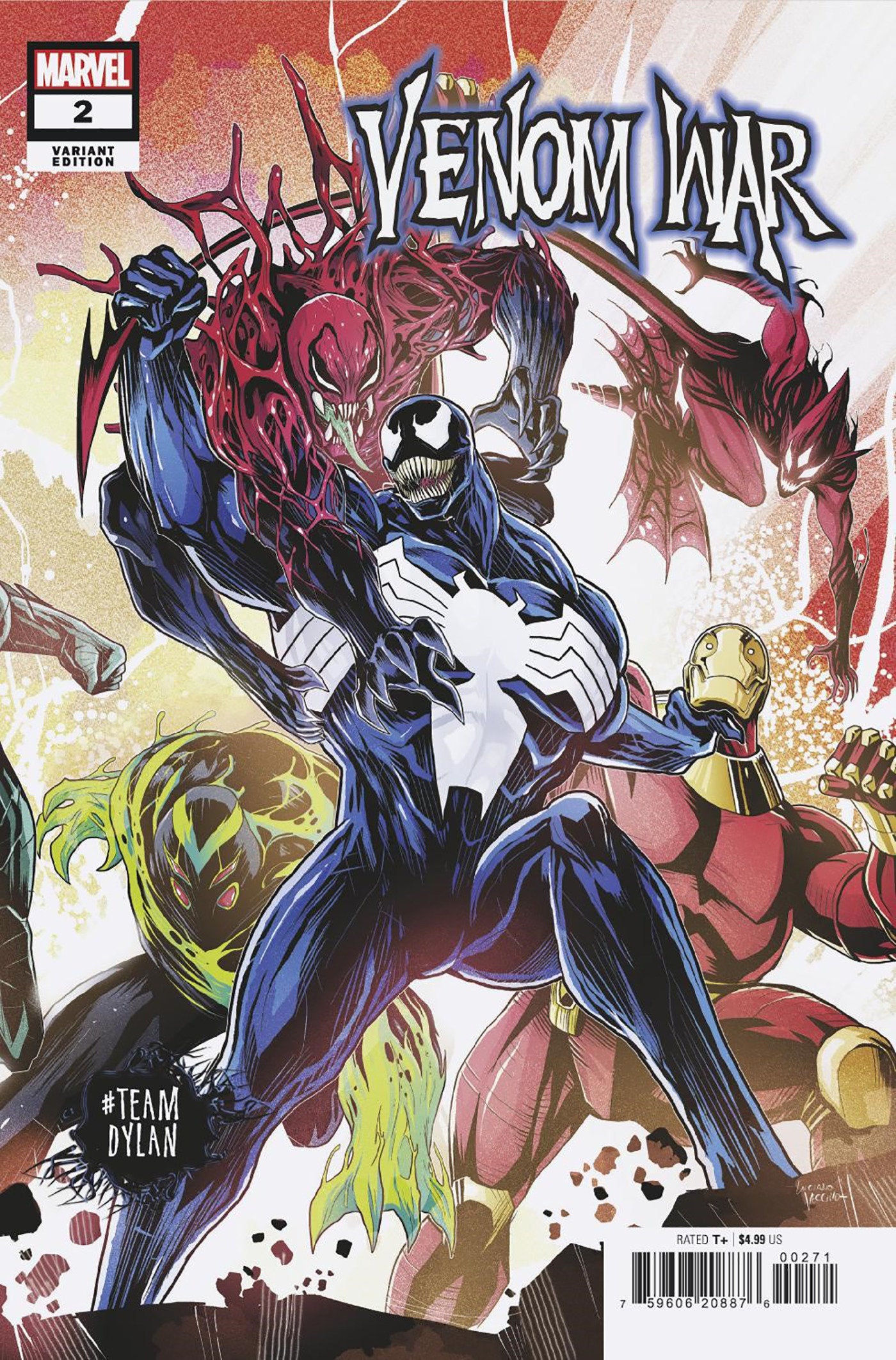 Venom War #2 Luciano Vecchio Team Dylan Variant [Vw]