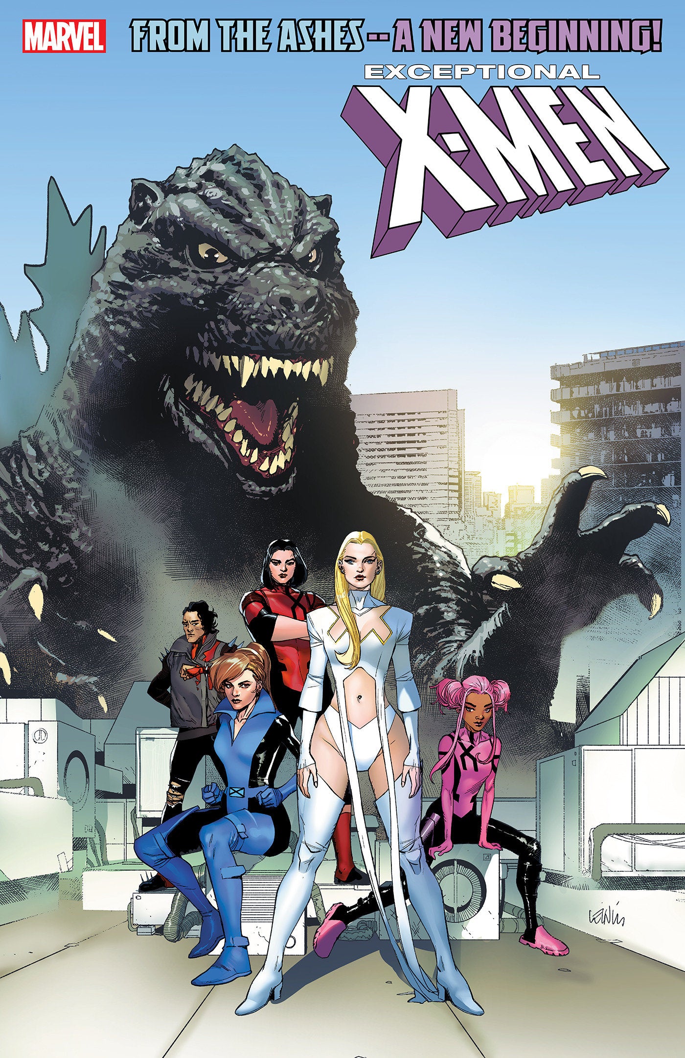 Exceptional X-Men #1 Leinil Yu Godzilla Variant