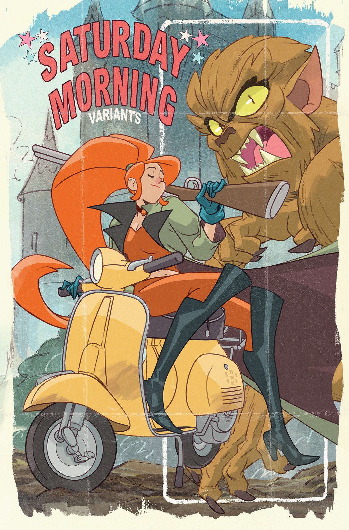 Werewolf By Night: Red Band #1 Sean Galloway Saturday Morning Variant [Polybagge D]