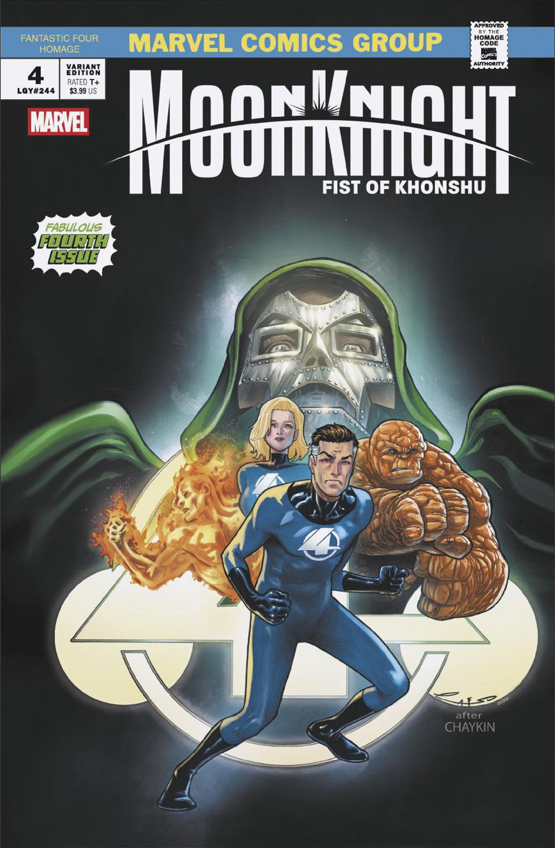 Moon Knight: Fist Of Khonshu #4 Emilio Laiso Fantastic Four Homage Variant