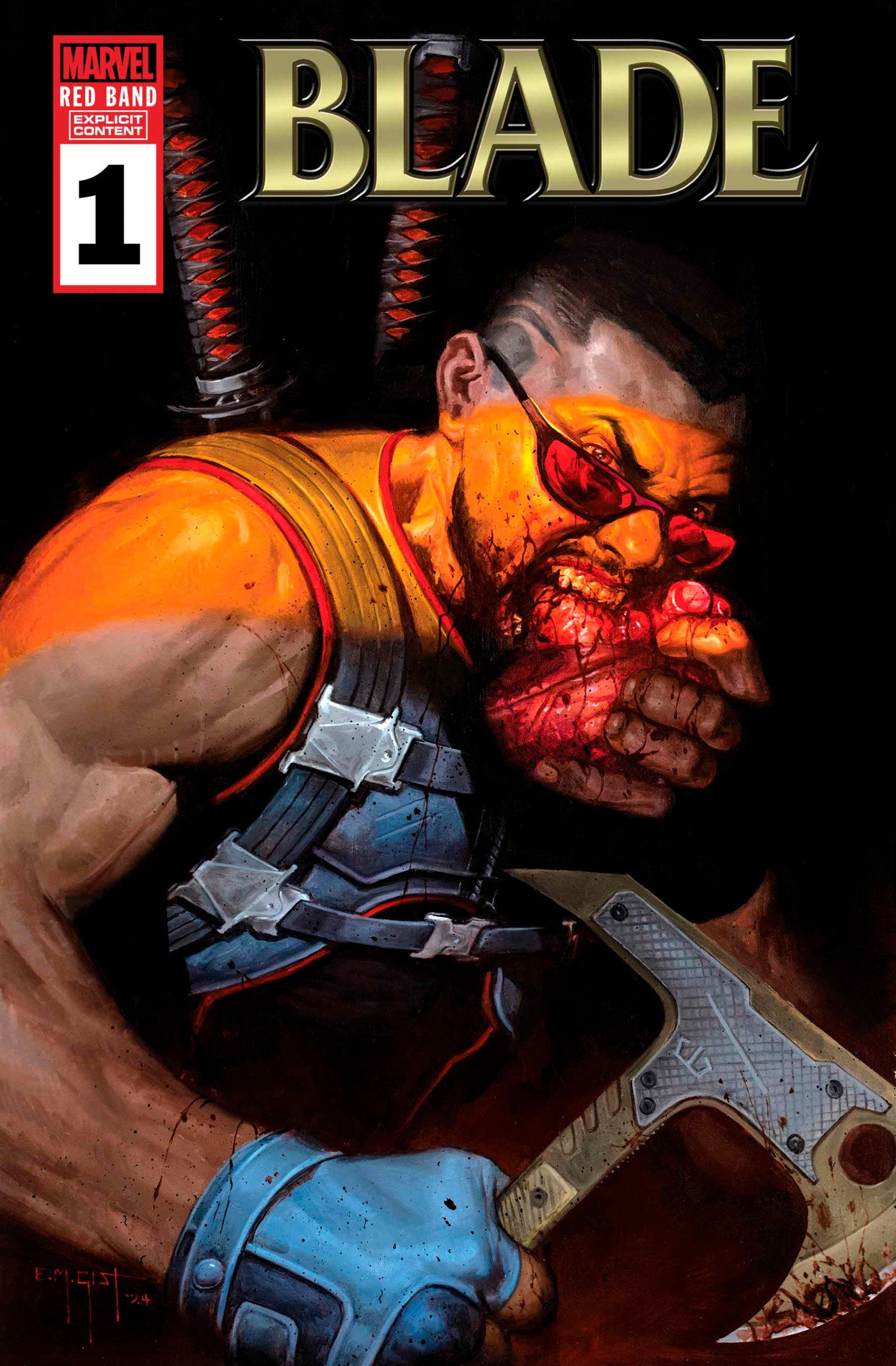 Blade: Red Band #1 E.M. Gist Variant [Polybagged]