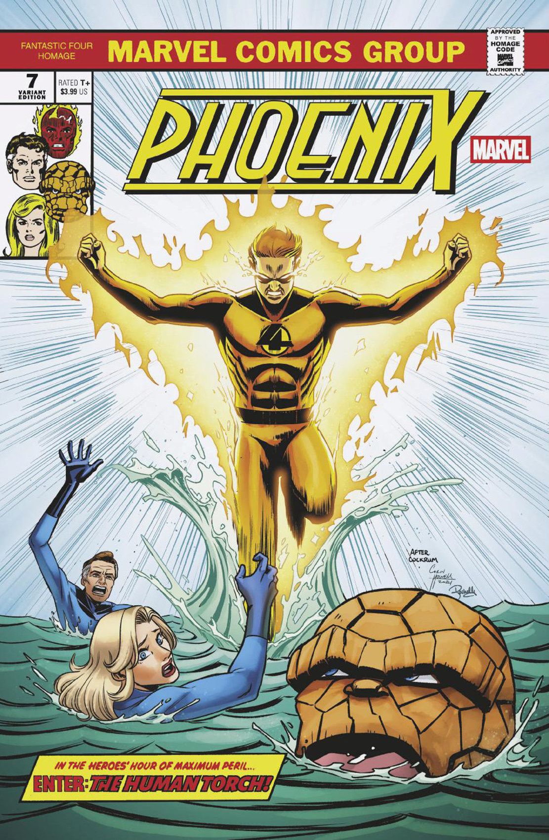 Phoenix #7 Corin Howell Fantastic Four Homage Variant