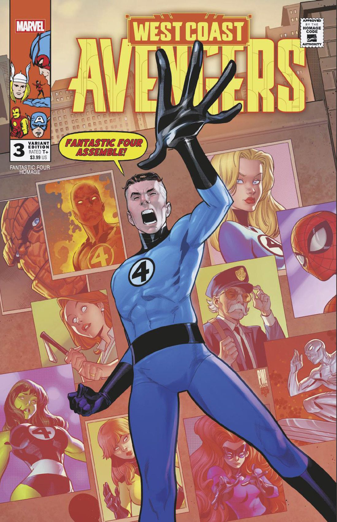 West Coast Avengers #3 Paco Medina Fantastic Four Homage Variant