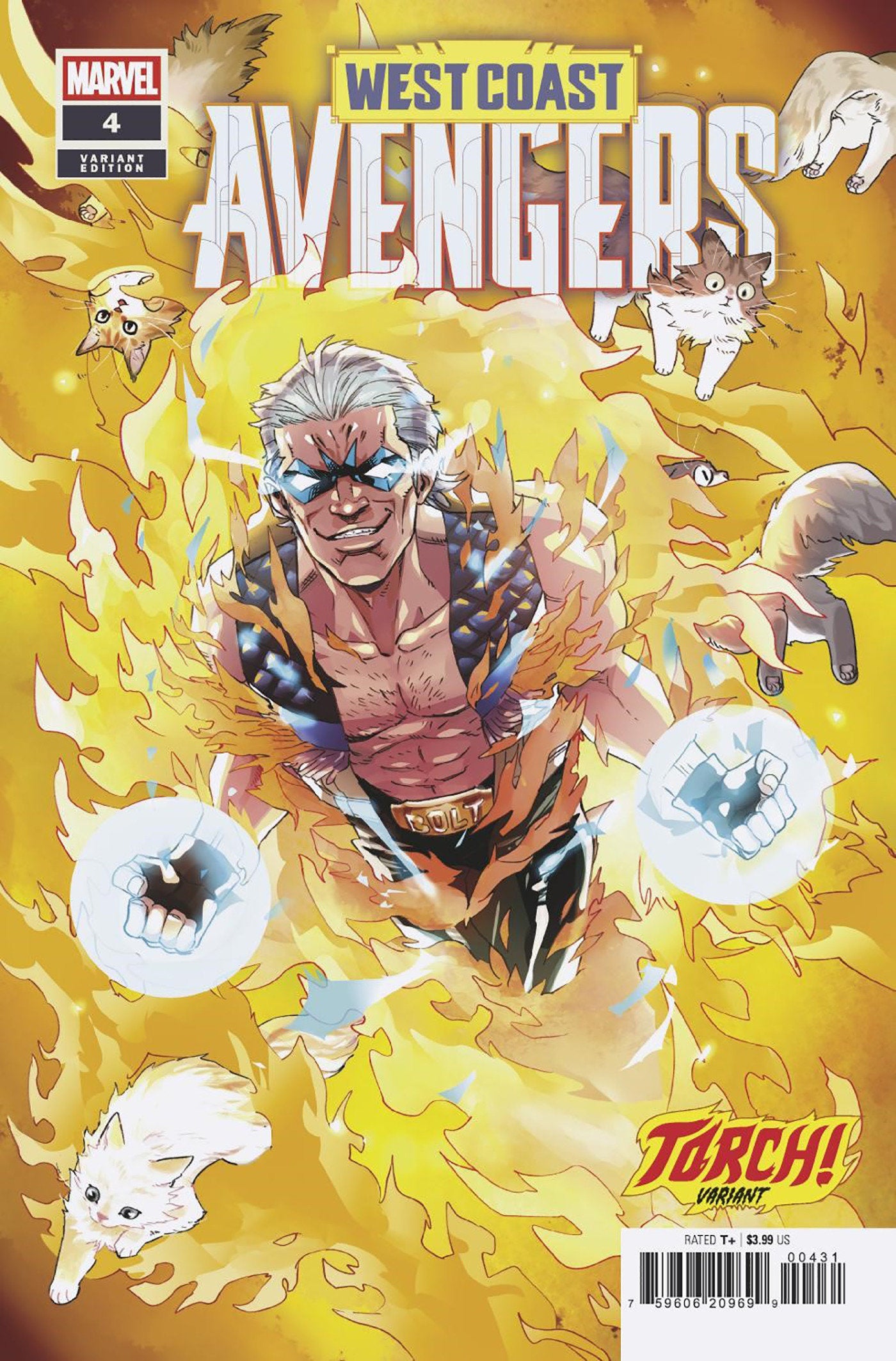 West Coast Avengers #4 Nao Fuji Torch! Variant