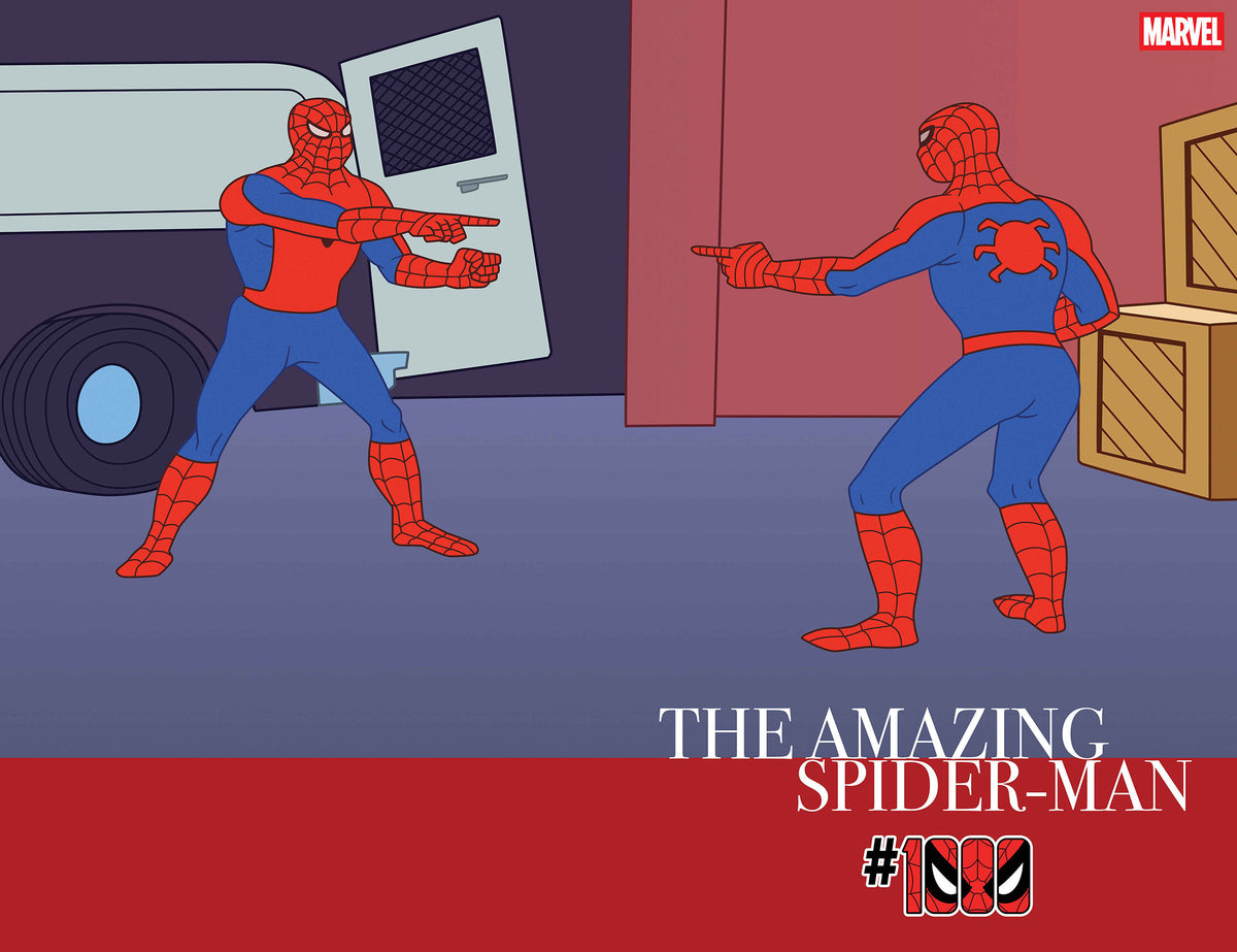Amazing Spider-Man #1000 Cover O Marvel Animation Spider-Man 1967 Wraparound Variant