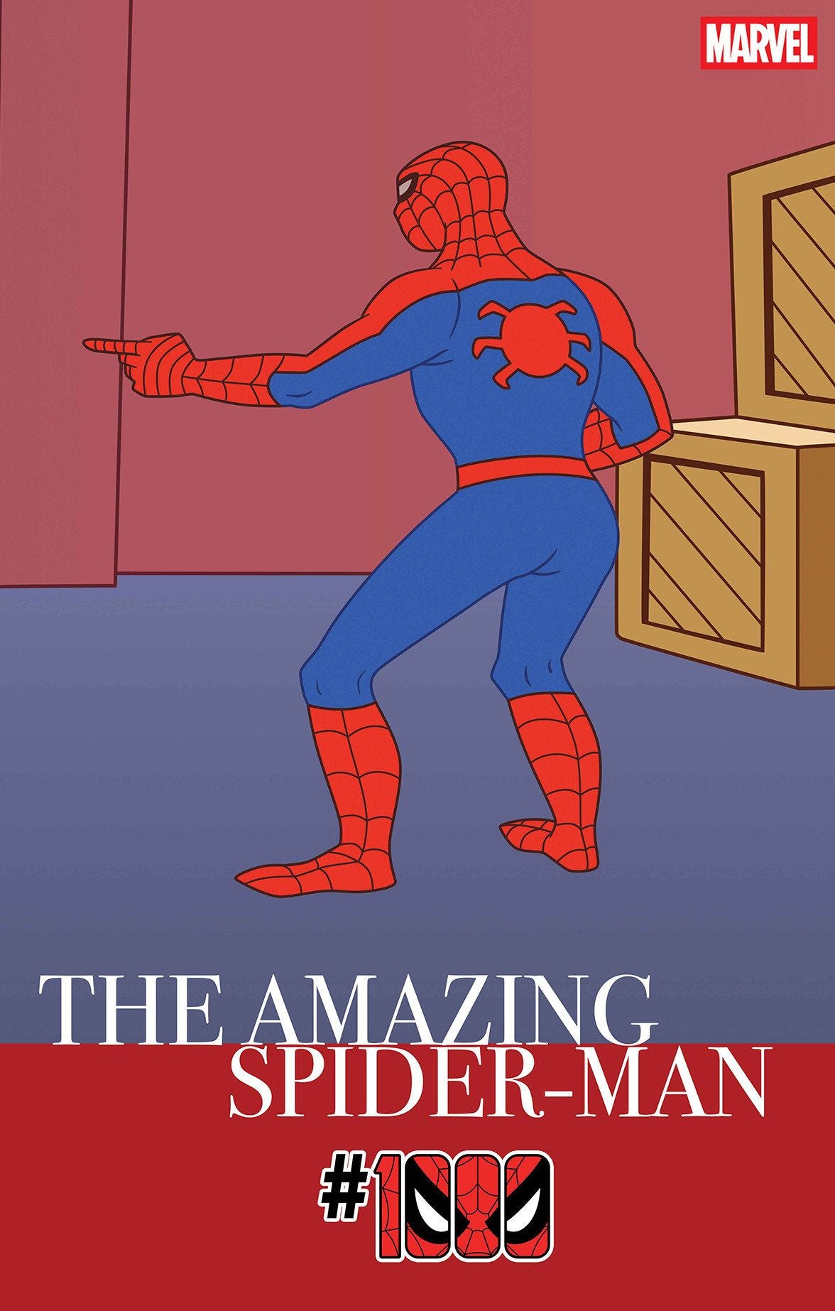 Amazing Spider-Man #1000 Cover O Marvel Animation Spider-Man 1967 Wraparound Variant