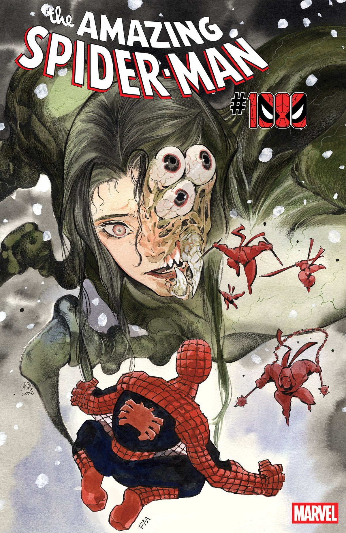 Amazing Spider-Man #1000 Cover L Peach Momoko & Frank Miller Variant
