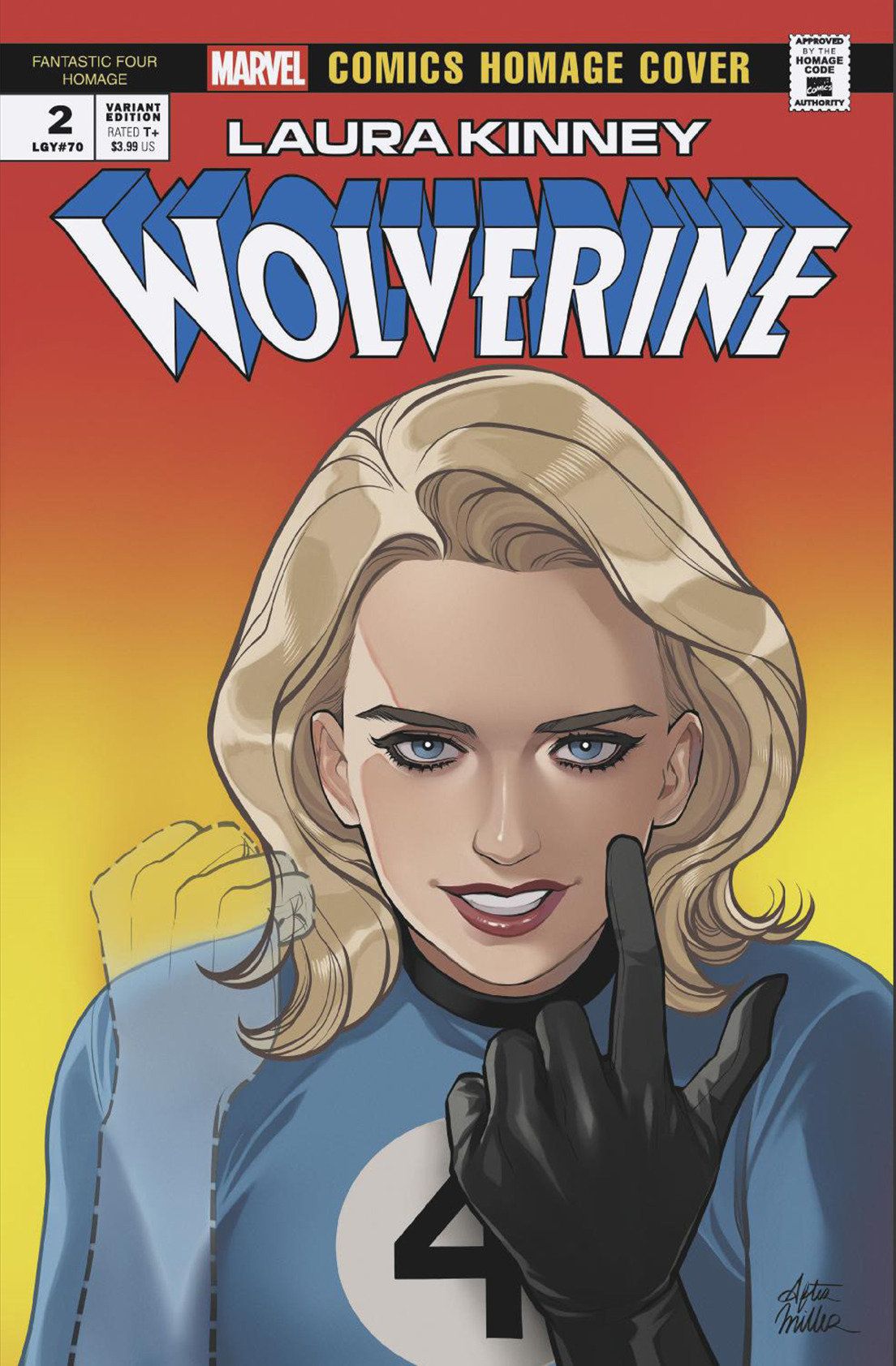 Laura Kinney: Wolverine #2 Romy Jones Fantastic Four Homage Variant