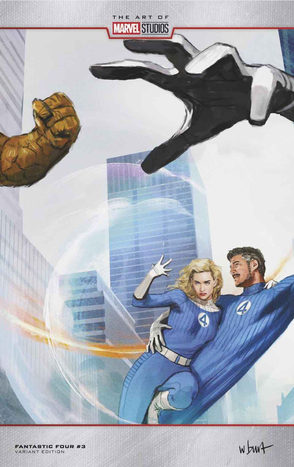 Fantastic Four #3 Wesley Burt Marvel Studios Wraparound Variant [Doom]