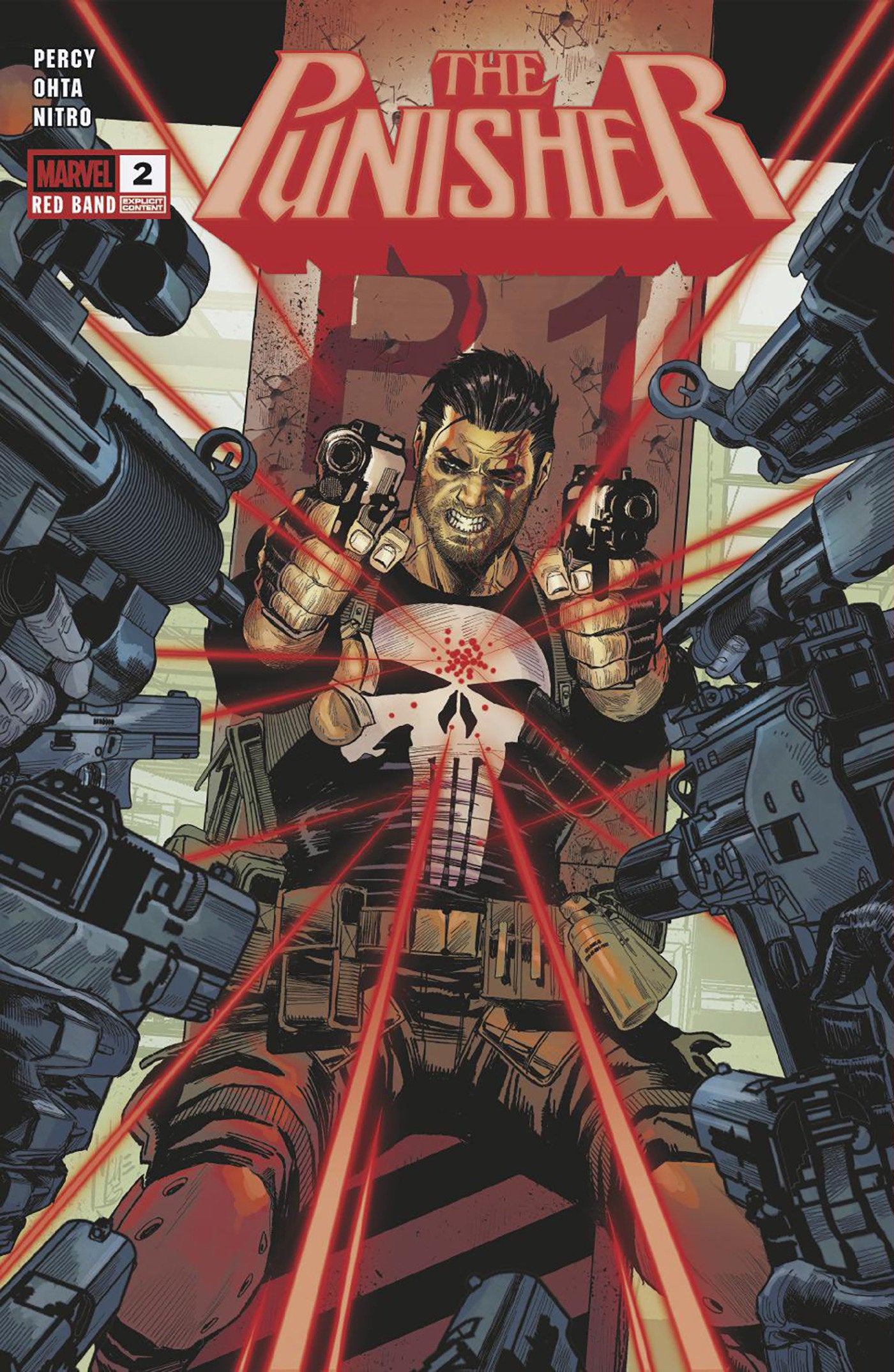 Punisher: Red Band #2 Marco Checchetto 2nd Printing Variant [Polybagged]