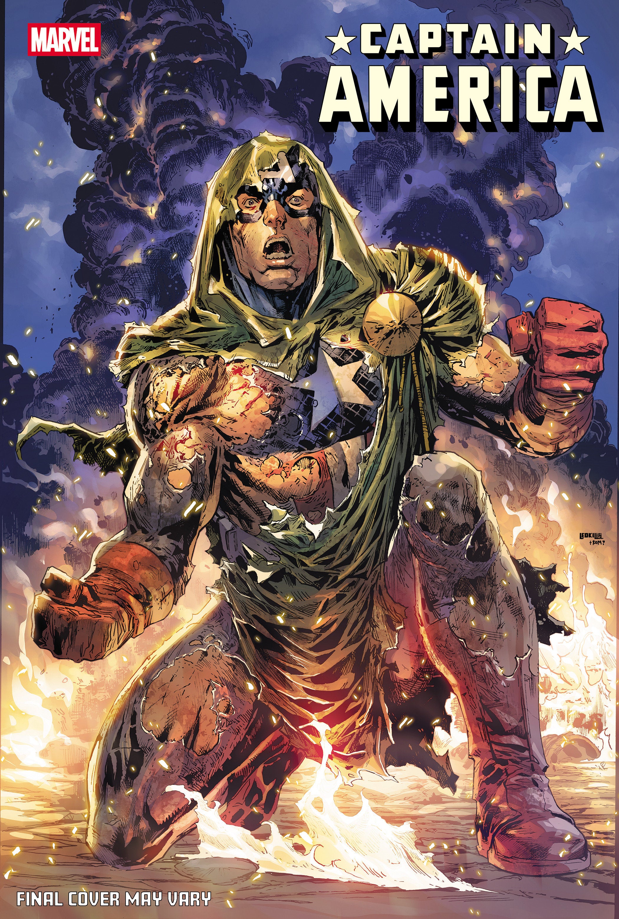Captain America #8 Ken Lashley Doom Homage Variant