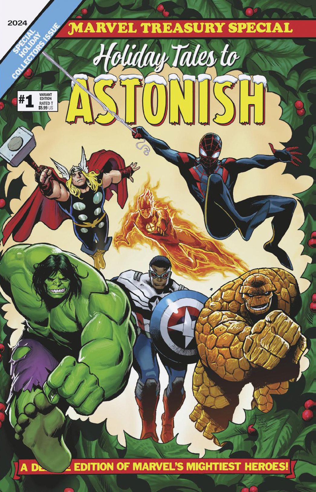 Marvel Holiday Tales To Astonish #1 Lee Garbett Wraparound Homage Variant