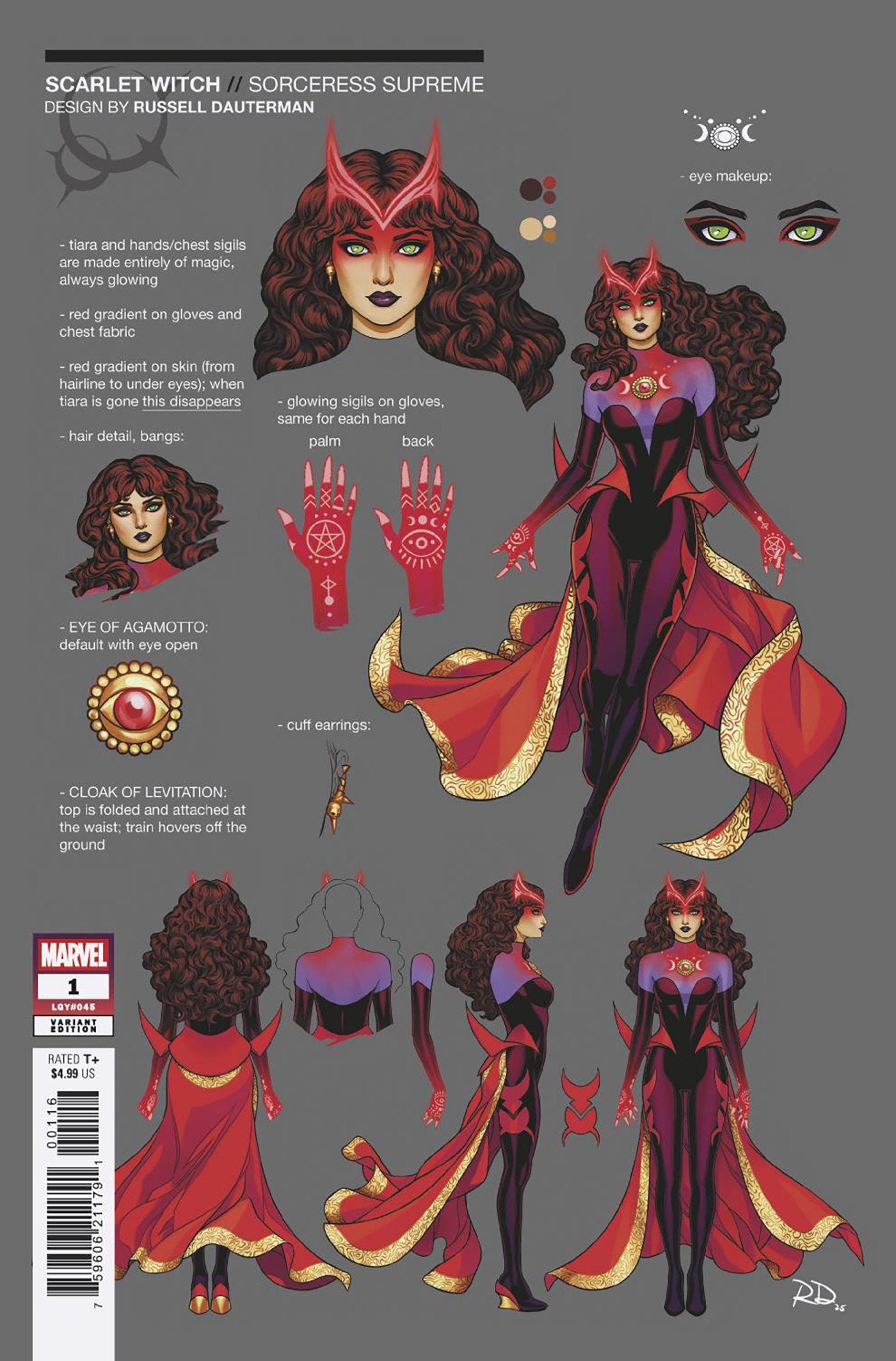 Sorcerer Supreme #1 Russell Dauterman 1-10 Design Variant