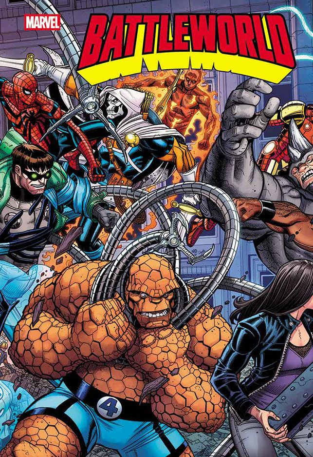 Battleworld #1 Nick Bradshaw 5 Part Wraparound Connecting Variant A