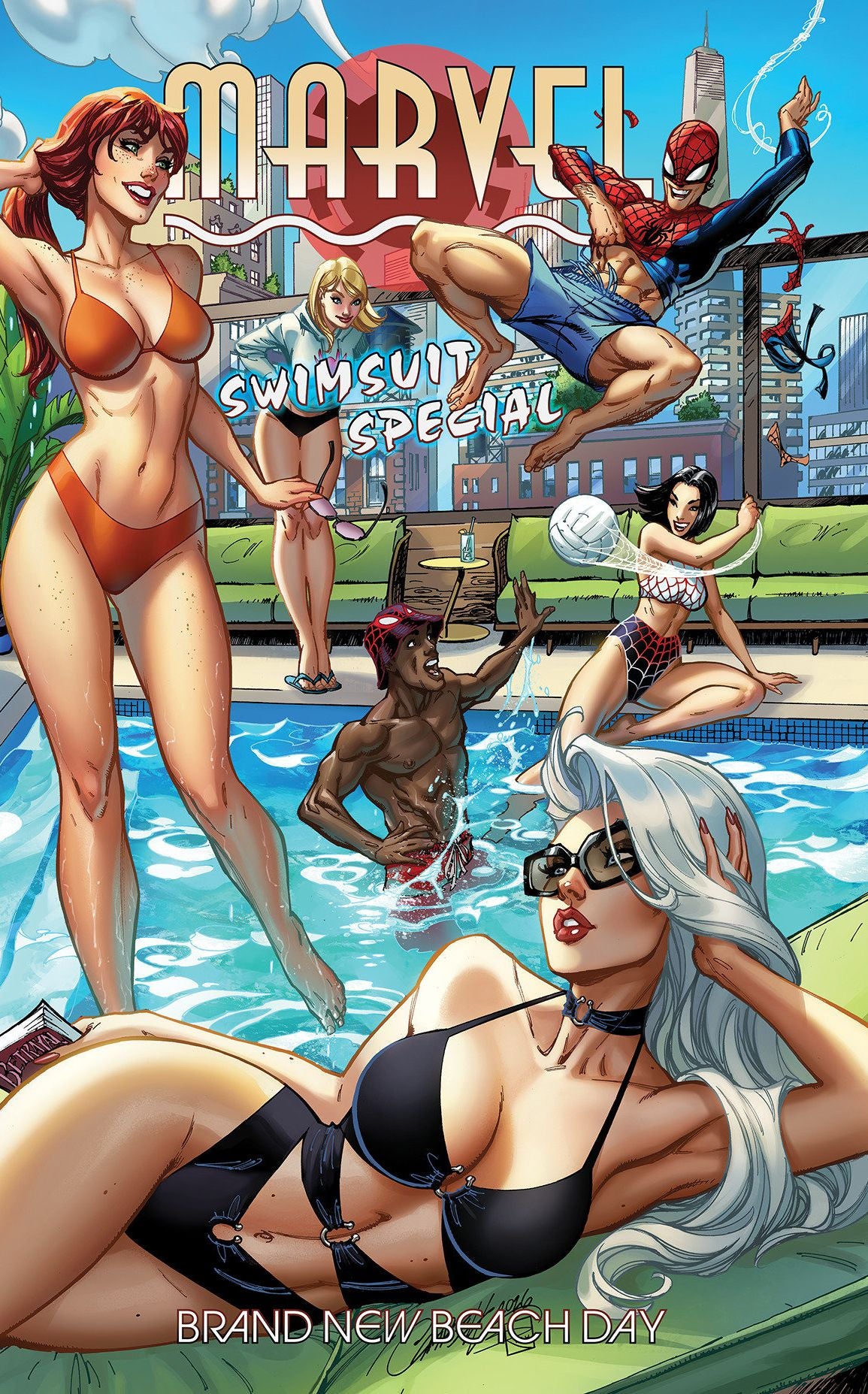 Marvel Swimsuit Special: Brand New Beach Day #1 Wraparound Cover