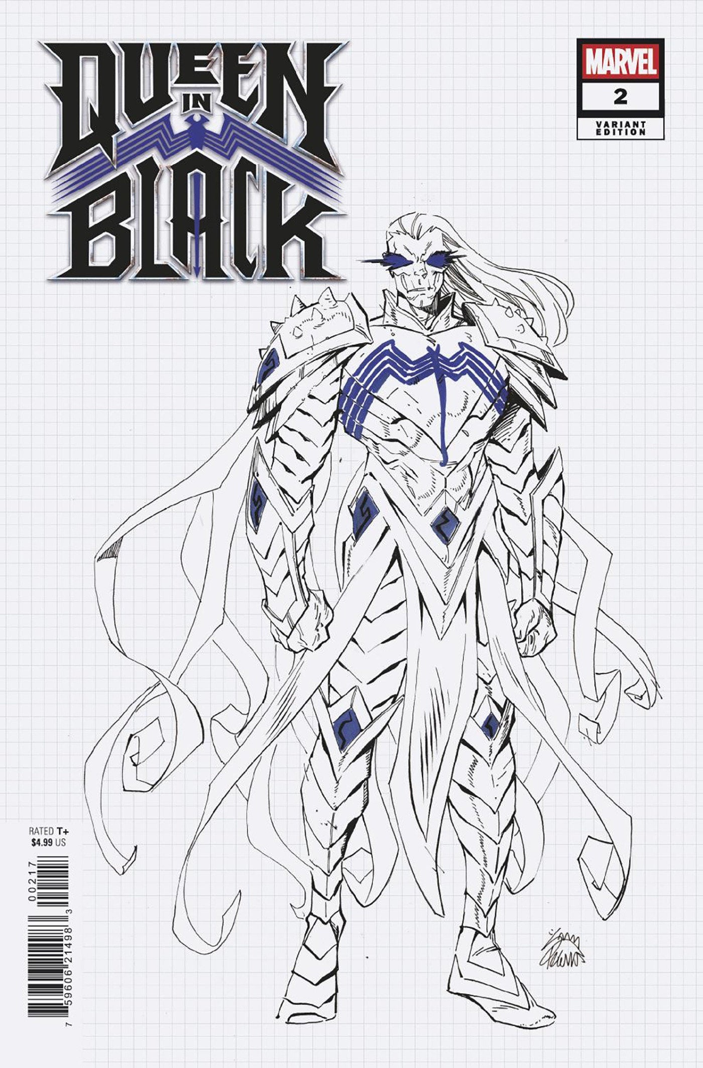 Queen In Black #2 Ryan Stegman 1-10 Design Variant [Qib]